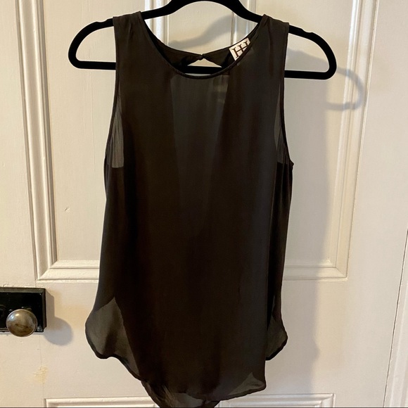 Haute Hippie Backless Tank Blouse / Size Medium - Picture 3 of 5